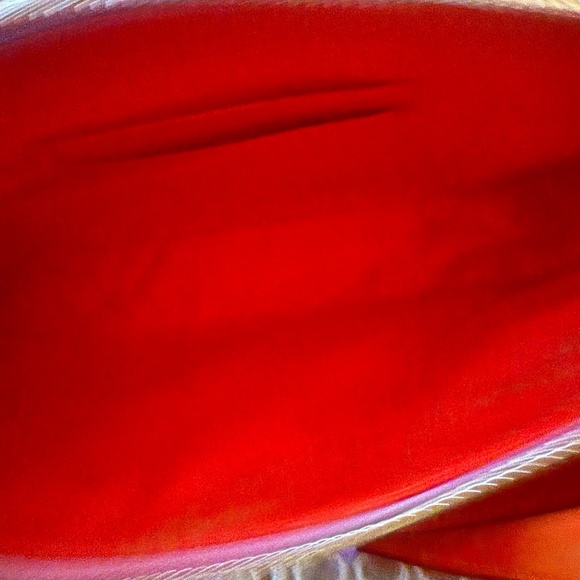 Christian Louboutin Loubila Purple and Red Leather Shoulder Bag - Picture 12 of 14